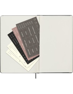 AGENDA 12 MESES 2025 SEMANAL SIN FECHA L (13 X 21 CM) NEGRA TAPA DURA MOLESKINE DHUNDB12WN301