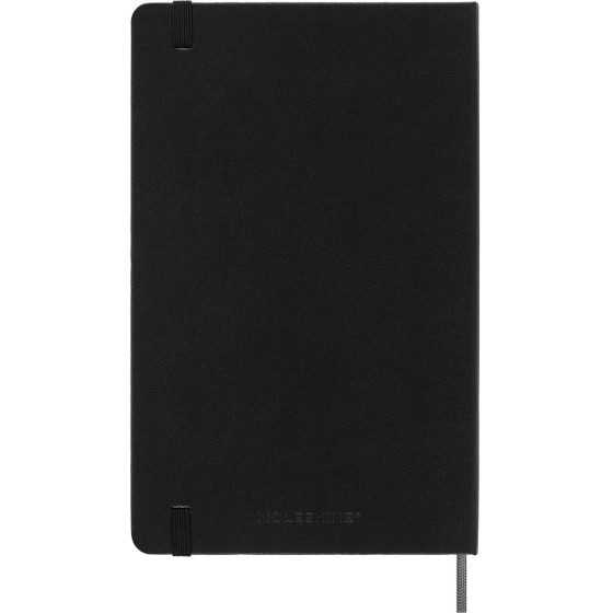 AGENDA 12 MESES 2025 SEMANAL SIN FECHA L (13 X 21 CM) NEGRA TAPA DURA MOLESKINE DHUNDB12WN301