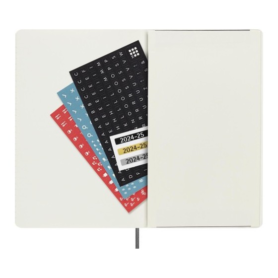 AGENDA 18 MESES 2024-2025 DIARIA L (13 X 21 CM) NEGRA TAPA BLANDA MOLESKINE DSB18DC3Y25