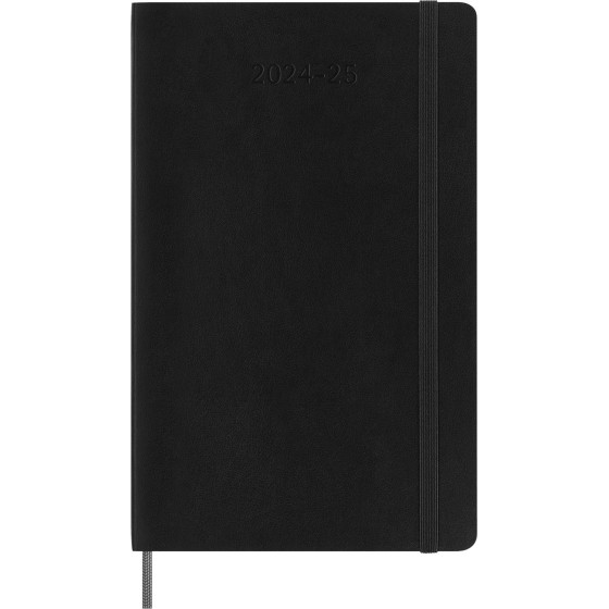 AGENDA 18 MESES 2024-2025 DIARIA L (13 X 21 CM) NEGRA TAPA BLANDA MOLESKINE DSB18DC3Y25
