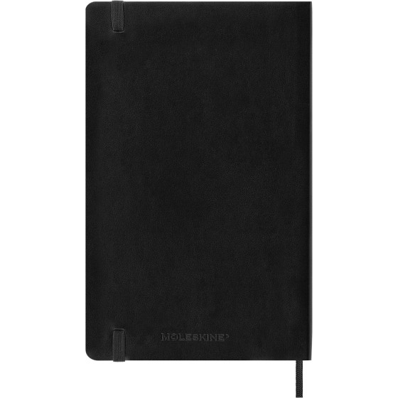 AGENDA 18 MESES 2024-2025 DIARIA L (13 X 21 CM) NEGRA TAPA BLANDA MOLESKINE DSB18DC3Y25