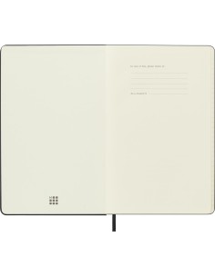 AGENDA 18 MESES 2024-2025 DIARIA L (13 X 21 CM) NEGRA TAPA DURA MOLESKINE DHB18DC3Y25 2