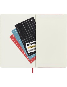 AGENDA 18 MESES 2024-2025 SEMANAL L (13 X 21 CM) ROJO ESCARLATA TAPA BLANDA MOLESKINE DSF218WN3Y25 2