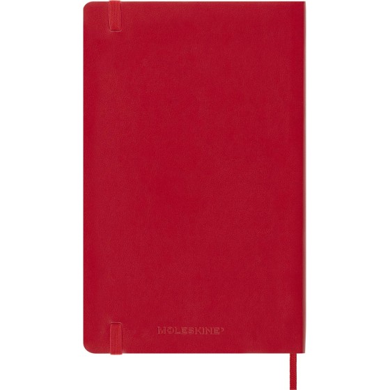 AGENDA 18 MESES 2024-2025 SEMANAL L (13 X 21 CM) ROJO ESCARLATA TAPA BLANDA MOLESKINE DSF218WN3Y25