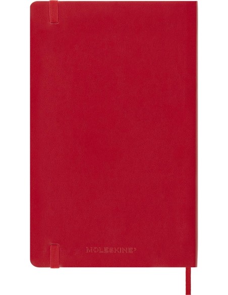 AGENDA 18 MESES 2024-2025 SEMANAL L (13 X 21 CM) ROJO ESCARLATA TAPA BLANDA MOLESKINE DSF218WN3Y25