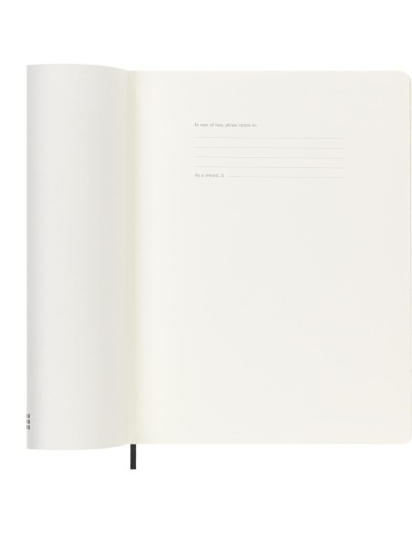 AGENDA 18 MESES 2024-2025 SEMANAL XL (19 X 25 CM) NEGRA TAPA BLANDA MOLESKINE DSB18WN4Y25