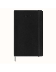 AGENDA 18 MESES 2024-2025 SEMANAL L (13 X 21 CM) NEGRA TAPA BLANDA MOLESKINE DSB18WN3Y25