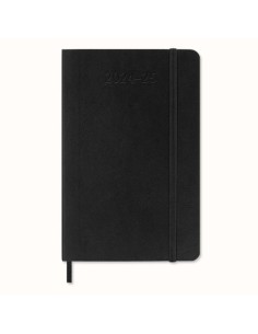 AGENDA 18 MESES 2024-2025 SEMANAL P (9 X 14 CM) NEGRA TAPA BLANDA MOLESKINE DSB18WN2Y25