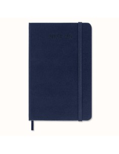 AGENDA 18 MESES 2024-2025 SEMANAL P (9 X 14 CM) AZUL ZAFIRO TAPA DURA MOLESKINE DHB2018WN2Y25