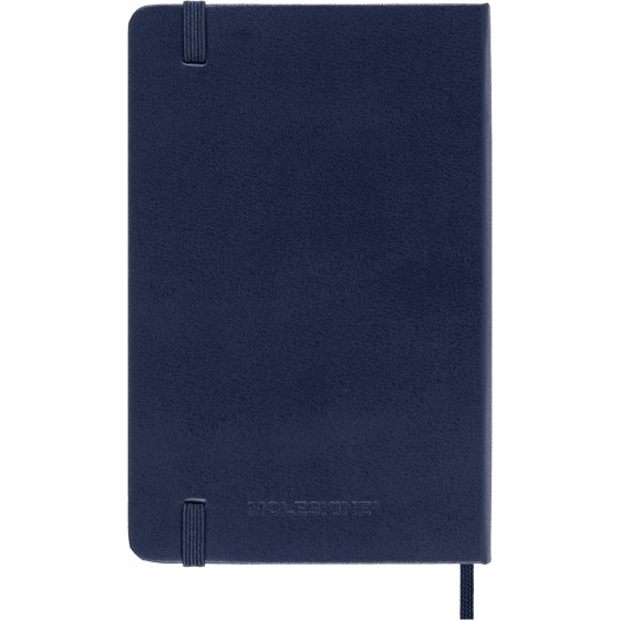 AGENDA 18 MESES 2024-2025 SEMANAL P (9 X 14 CM) AZUL ZAFIRO TAPA DURA MOLESKINE DHB2018WN2Y25