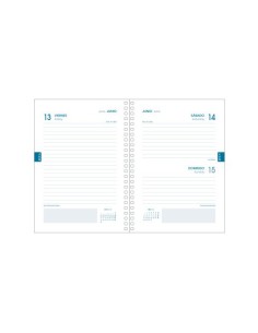 AGENDA ESCOLAR 2024-2025 TAMAÑO A6 TAPA POLIPROPILENO  DÍA PÁGINA MEMORY BASIC VERDE DOHE 51765 2