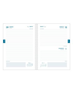AGENDA ESCOLAR 2024-2025 TAMAÑO A5 TAPA POLIPROPILENO  DÍA PÁGINA MEMORY BASIC ROSA DOHE 51756 2