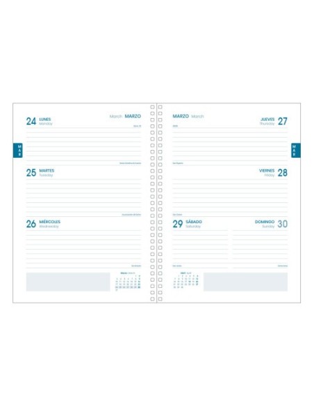 AGENDA ESCOLAR 2024-2025 TAMAÑO A5 TAPA CARTON FORRADO  SEMANA VISTA TANGRAM BASIC NEGRO DOHE 51747
