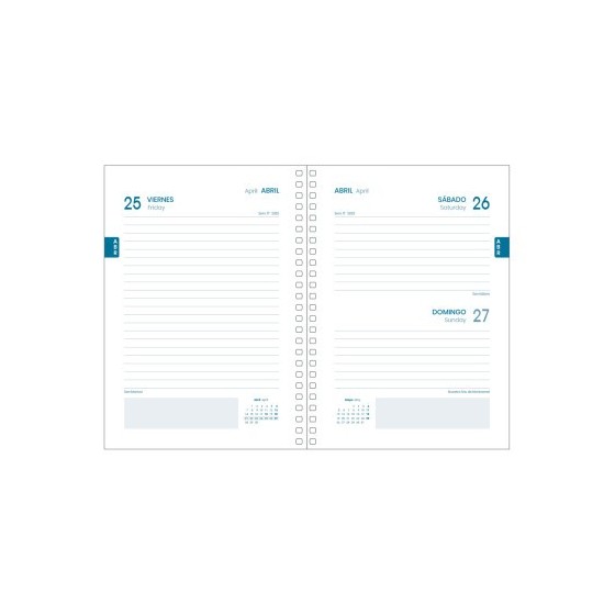 AGENDA ESCOLAR 2024-2025 TAMAÑO A6 TAPA CARTON FORRADO  DÍA PÁGINA ELITE PRIME DOHE 51773