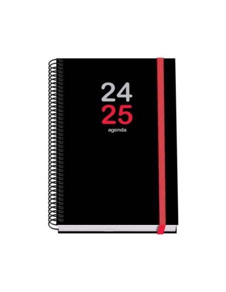 AGENDA ESCOLAR 2024-2025 TAMAÑO A5 TAPA CARTON FORRADO  SEMANA VISTA ELITE PRIME DOHE 51769