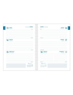 AGENDA ESCOLAR 2024-2025 TAMAÑO A5 TAPA CARTON FORRADO  SEMANA VISTA SMILE PRIME DOHE 51767 2