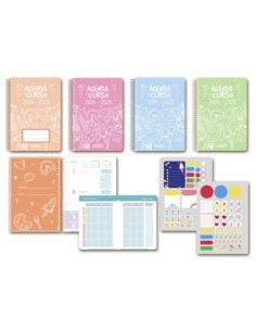 AGENDA ESCOLAR 2024-2025 SCHOOL 4º SEMANA VISTA TAPA CARTON INGRAF 332220