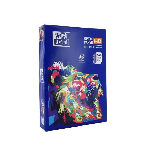 PAQUETE 500H PAPEL OPTIKPAPER HD 80GR A4 CIE 163 OXFORD 400160950 (x5 unidades)