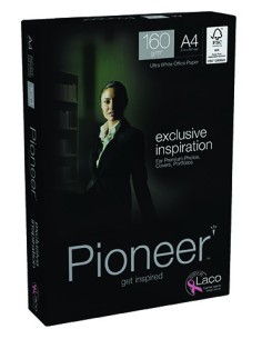 PAQUETE 250H PAPEL EXCLUSIVE PREMIUM 160GR A4 PIONEER CIE 169 PNR1600004 (x5 unidades)