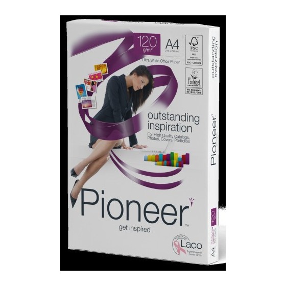 PAQUETE 250H PAPEL OUTSTANDING PREMIUM 120GR A4 PIONEER CIE 169 PNR1200020 (x8 unidades)