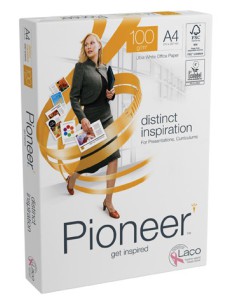 PAQUETE 250H PAPEL DISTINCT PREMIUM 100GR A4 PIONEER CIE 169 PNR1000069 (x10 unidades)