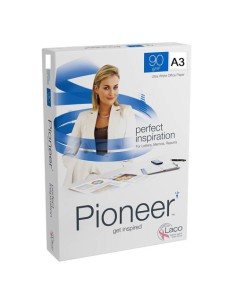 PAQUETE 500H PAPEL PERFECT PREMIUM 90GR A3 PIONEER CIE 169 PNR0900078 (x5 unidades)