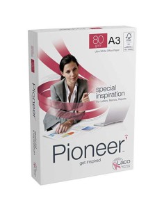 PAQUETE 500H PAPEL SPECIAL PREMIUM 80GR A3 PIONEER CIE 169 PNR0800195 (x5 unidades)