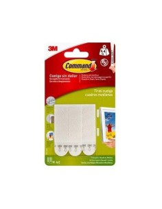 BLISTER TIRAS ADHESIVAS MEDIANAS PARA CUADROS HASTA 5,4KG COMMAND 17201 3M 7100127044