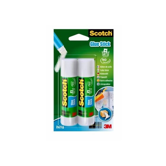PACK 2 BARRAS ADHESIVO PERMANENTE CLASSIC LINE 21GR 6242C SCOTH 7100115623