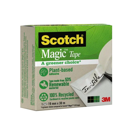 ROLLO CINTA INVISIBLE 19MM X 33M MAGICDE ORIGEN VEGETAL CAJA CARTÓN 9-1930R SCOTH 7100044086
