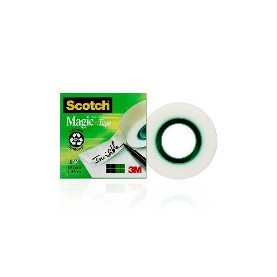 ROLLO CINTA INVISIBLE 19MM X 33M MAGICCAJA CARTÓN 810/1933 SCOTH 7100024666