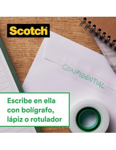 ROLLO CINTA INVISIBLE 19MM X 7,5M MAGICCON DISPENSADOR 8-1975D SCOTH 7100086322 2
