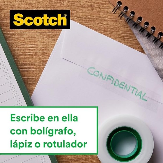 ROLLO CINTA INVISIBLE 19MM X 7,5M MAGICCON DISPENSADOR 8-1975D SCOTH 7100086322