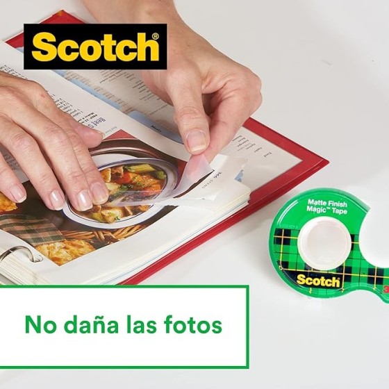 ROLLO CINTA INVISIBLE 19MM X 7,5M MAGICCON DISPENSADOR 8-1975D SCOTH 7100086322
