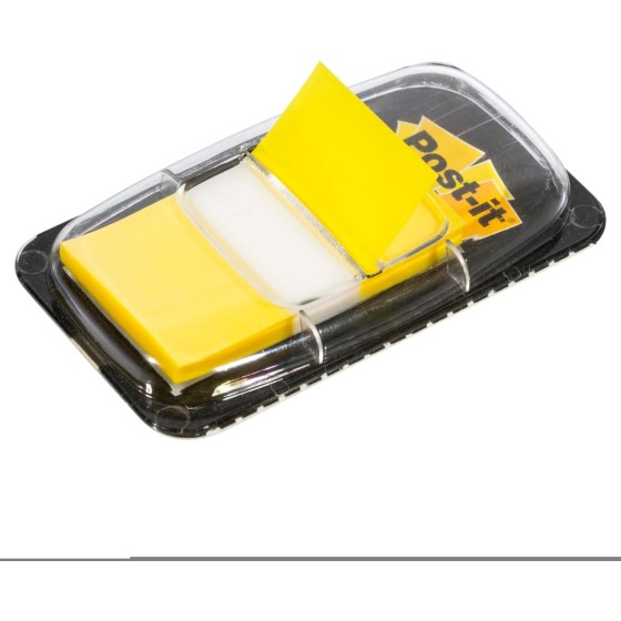 PACK 2 DISPENSADORES X 50 MARCADORES INDEX 25,4X43,2MM COLORES ROJO/AMARILLO 680-RY2 POST-IT 7000052571