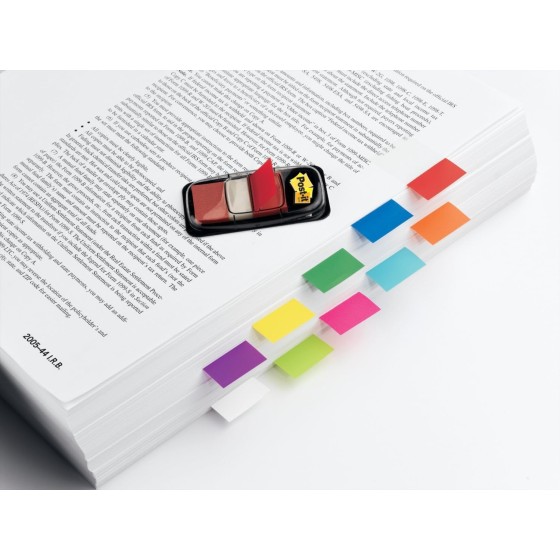 PACK 2 DISPENSADORES X 50 MARCADORES INDEX 25,4X43,2MM COLORES ROJO/AMARILLO 680-RY2 POST-IT 7000052571