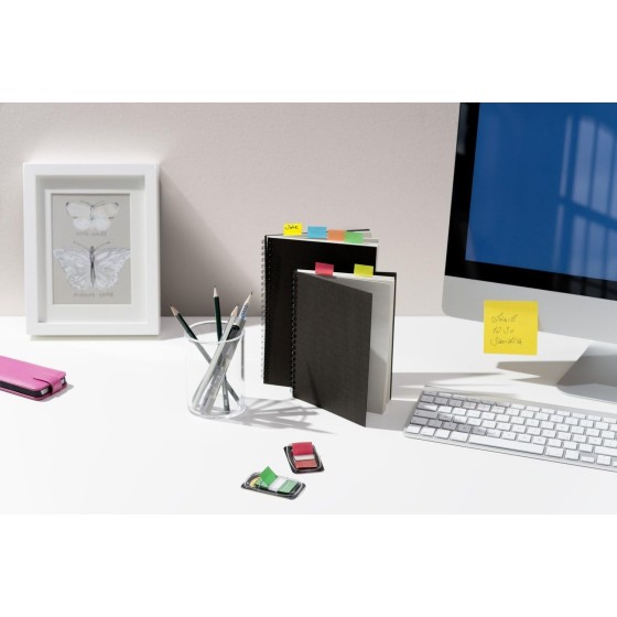 PACK 2 DISPENSADORES X 50 MARCADORES INDEX 25,4X43,2MM COLORES AZUL/VERDE 680-GB2 POST-IT 7000052570