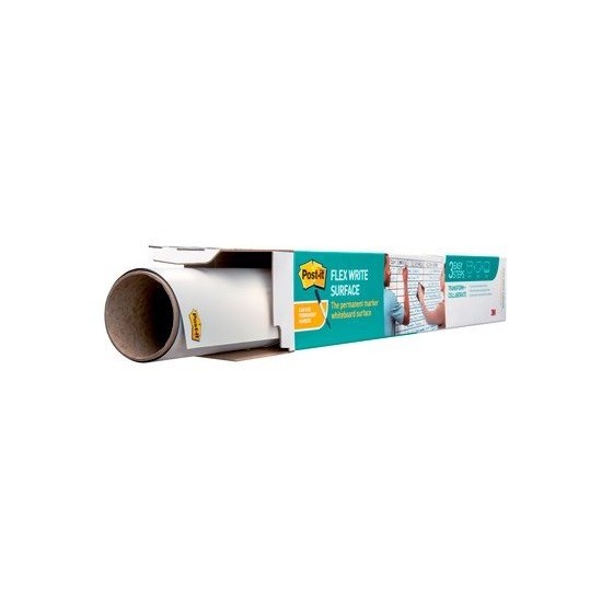 SUPERFICIE ADHESIVA DE BORRADO EN SECO 1,219X1,829M SUPER STICKY FLEX WRITE ROLLO FWS6X4 POST-IT 7100198315