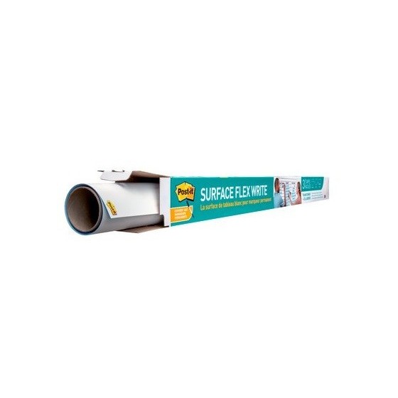 SUPERFICIE ADHESIVA DE BORRADO EN SECO 0,914X1,219M SUPER STICKY FLEX WRITE ROLLO FWS4X3 POST-IT 7100197624