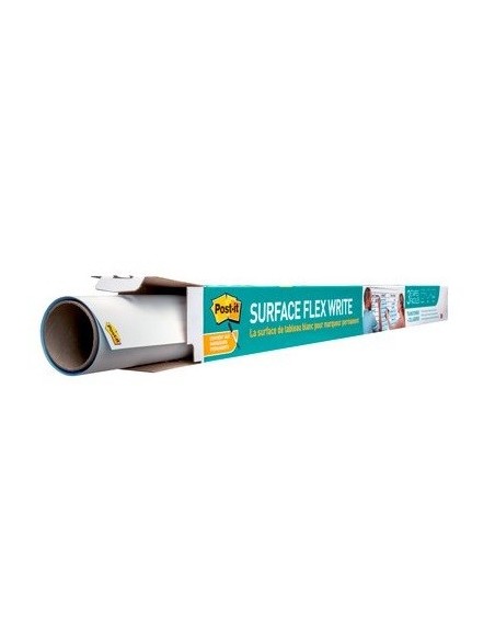 SUPERFICIE ADHESIVA DE BORRADO EN SECO 0,914X1,219M SUPER STICKY FLEX WRITE ROLLO FWS4X3 POST-IT 7100197624