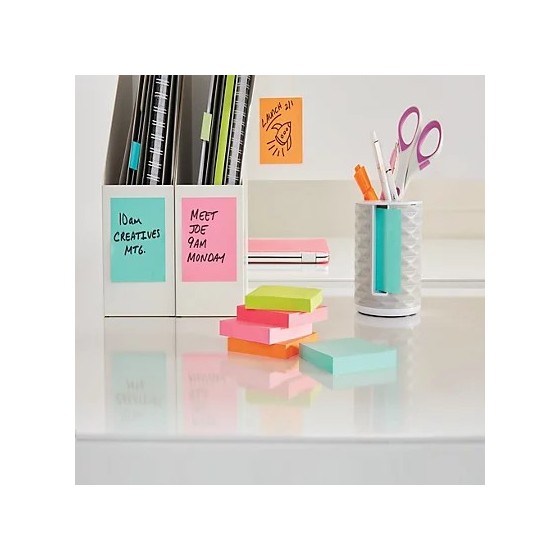 PACK 6 BLOCS 450 HOJAS NOTAS ADHESIVAS 76X76MM COLORES SURTIDOS 2028-OCPPX6 POST-IT 7100321804