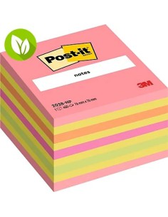 PACK 6 BLOCS 450 HOJAS NOTAS ADHESIVAS 76X76MM COLORES SURTIDOS 2028-OCPPX6 POST-IT 7100321804 2