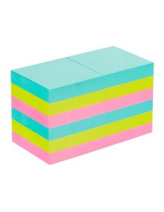 PACK 12 BLOCS 90 HOJAS NOTAS ADHESIVAS 47,6X47,6MM SUPER STICKY COLECCIÓN COSMIC CAJA CARTÓN 622-12SS-COS POST-IT 7100290180 2