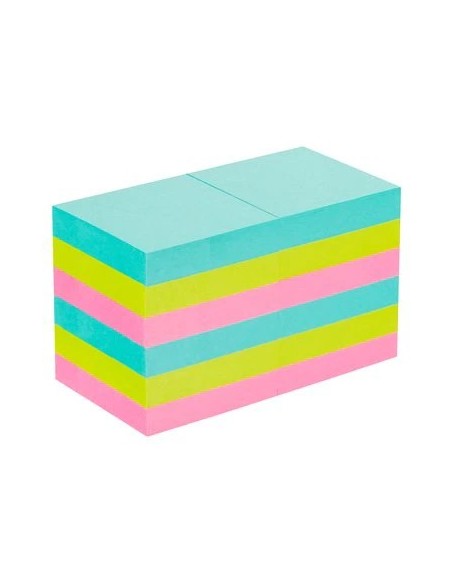 PACK 12 BLOCS 90 HOJAS NOTAS ADHESIVAS 47,6X47,6MM SUPER STICKY COLECCIÓN COSMIC CAJA CARTÓN 622-12SS-COS POST-IT 7100290180