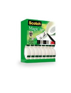PACK 12+2 ROLLOS CINTAS ADHESIVAS INVISIBLES MAGIC19MM × 33M 810PCK14 SCOTH 7100026965