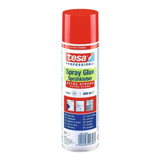 BOTE ADHESIVO INDUSTRIAL EXTRA STRONG SPRAY 500ML TESA 60022-00000-02