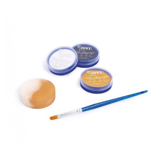 SET MAQUILLAJE ANIMALS 3 BOTES 8ML CREMA + ACCESORIOS JOVI 174AN