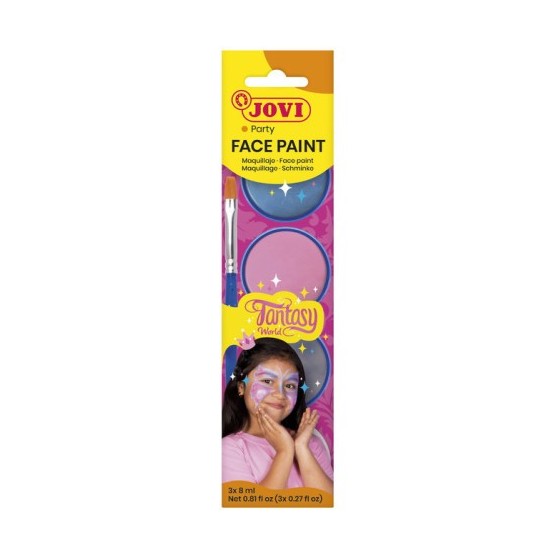 SET MAQUILLAJE ADVENTURE 3 BOTES 8ML CREMA + ACCESORIOS JOVI 174AD