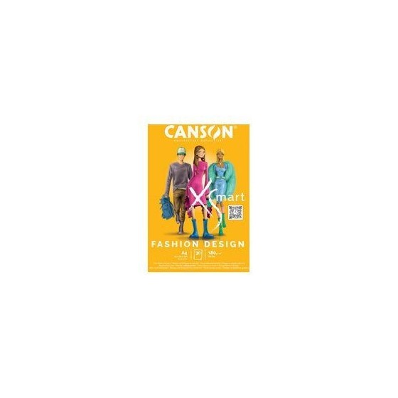 BLOC ENC 21X29,7 30H XSMART FASHION DESIGN 180G CANSON C32250P000