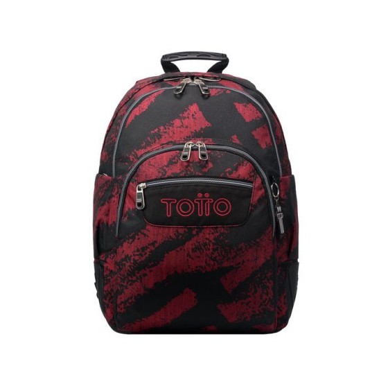 MOCHILA ESCOLAR TIZA ROJA - CRAYOLES TOTTO MA04ECO029-2310N-5C5
